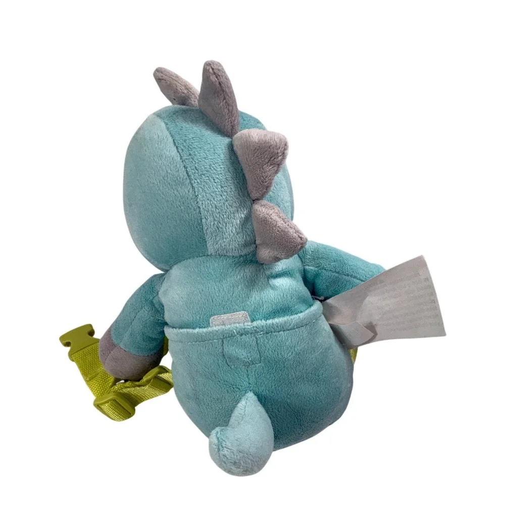 Travel Bug Dinosaur Toddler Safety Harness Buddy Plush Blue Green NO LEASH EUC